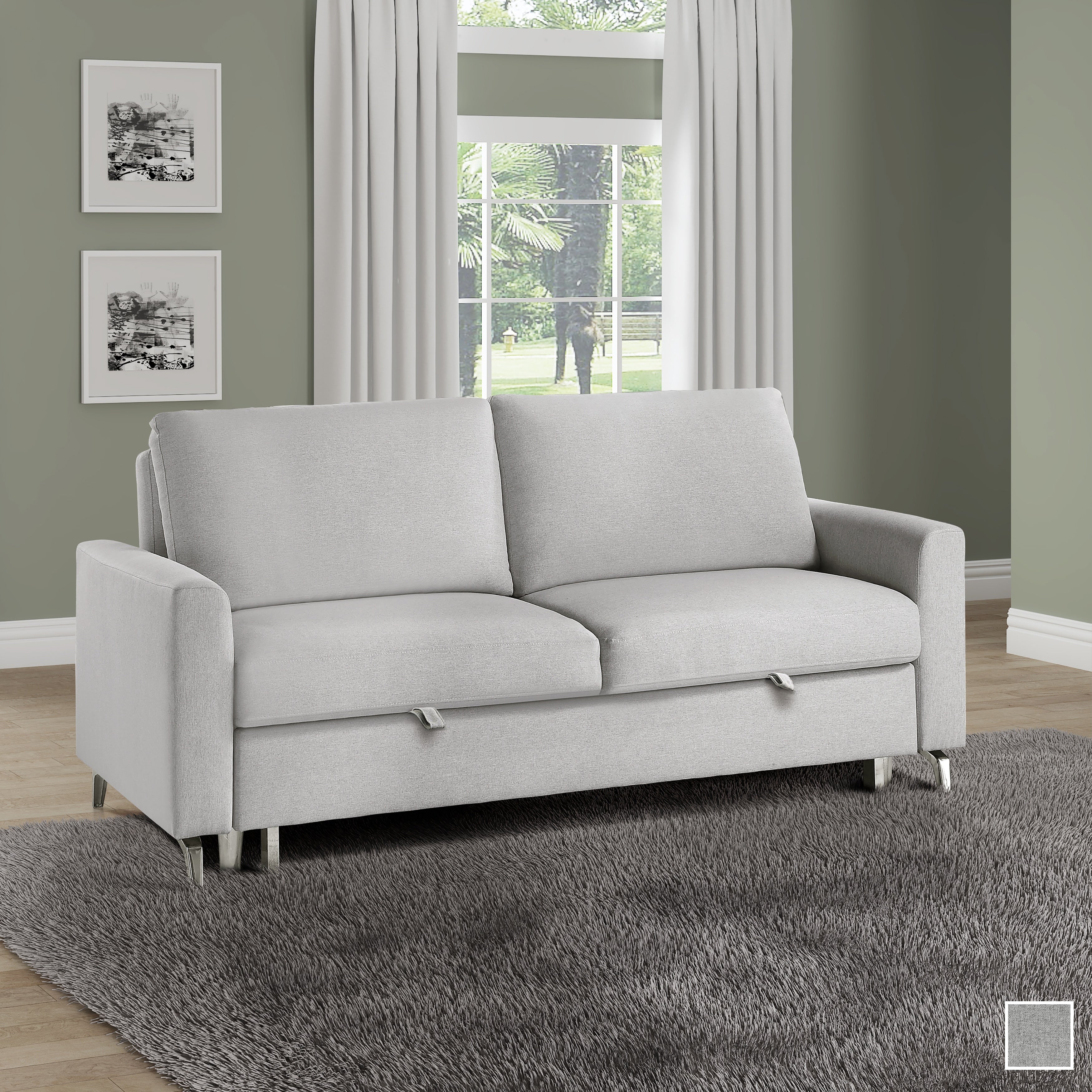 Eunice Convertible Studio Sofa With Pull Out Bed