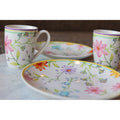 Euro Ceramica Charlotte Stoneware 16 Piece Dinnerware Set Service For 4