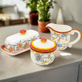 Euro Ceramica Duomo 3 Piece Breakfast Accessory Set