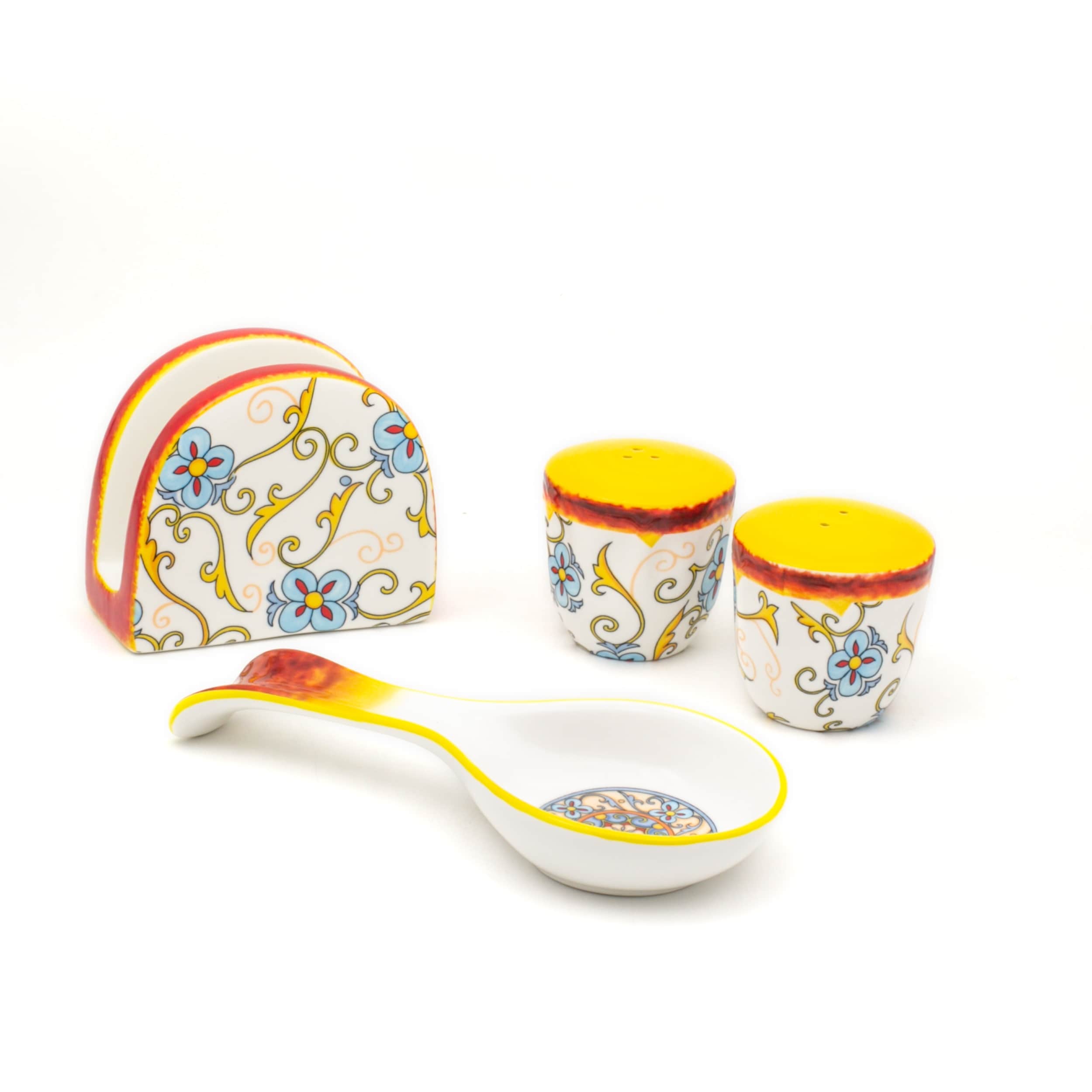 Euro Ceramica Duomo 4 Piece Table Accessory Set