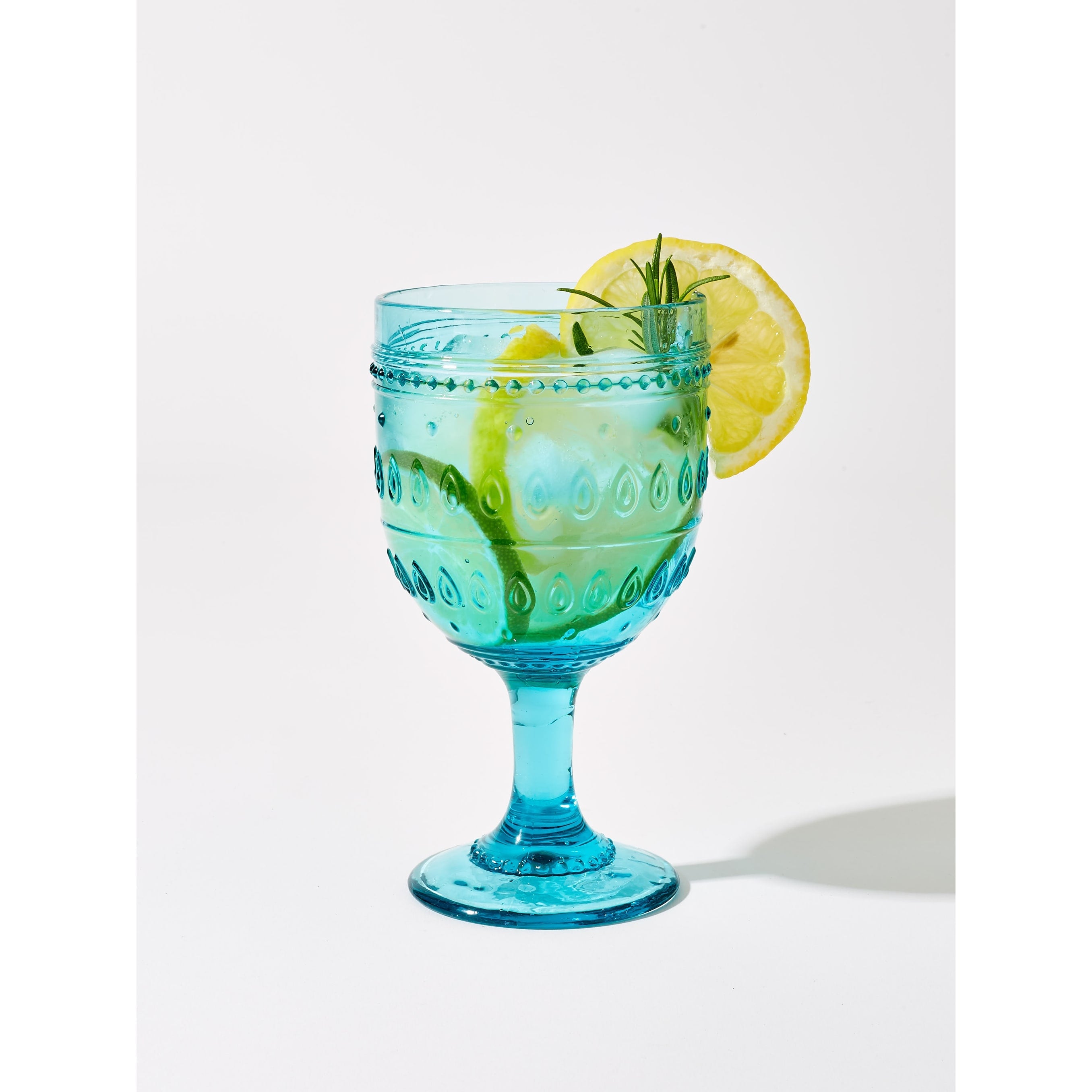 Euro Ceramica Fez 12 Ounce Wine Goblets Set Of 4