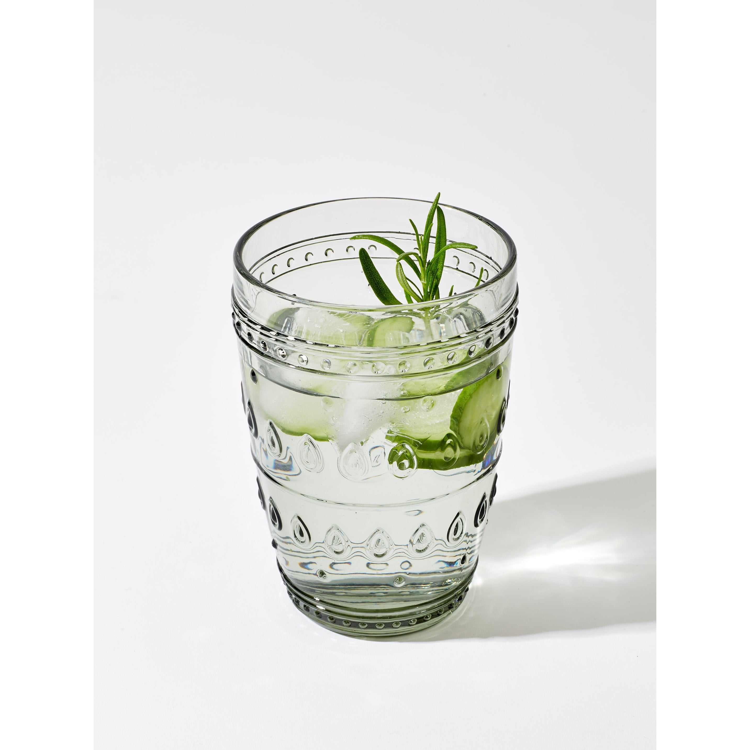 Euro Ceramica Fez 14 Ounce Highball Glasses Set Of 4