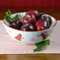 Euro Ceramica Winterfest Round Serving Bowl