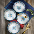 Euro Ceramica Zanzibar Earthenware Pasta Bowls Set Of 4