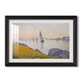 Evening Calm Concarneau 1891 Paul Signac Custom Framed Print