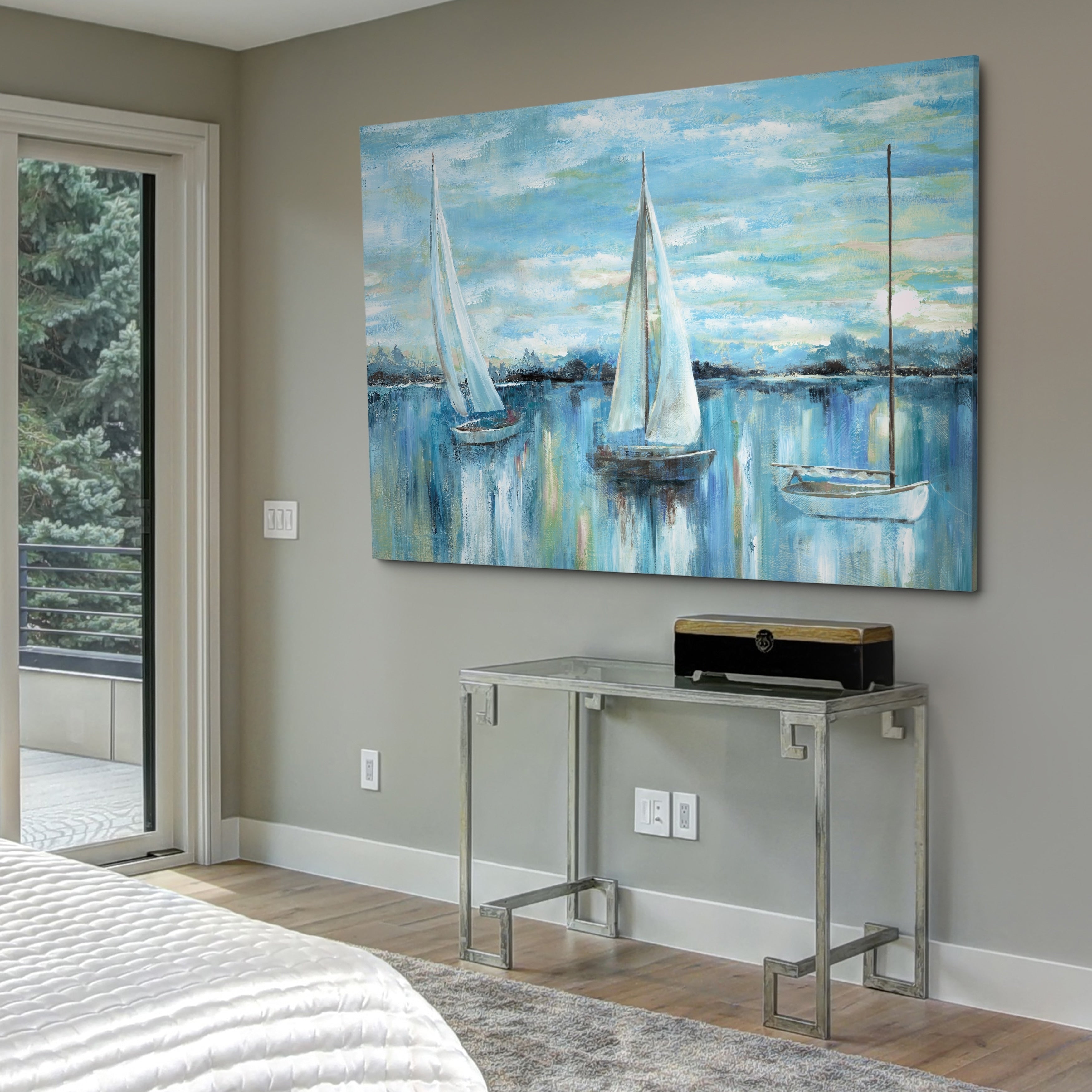 Evening On The Bay Gallery Wrapped Canvas