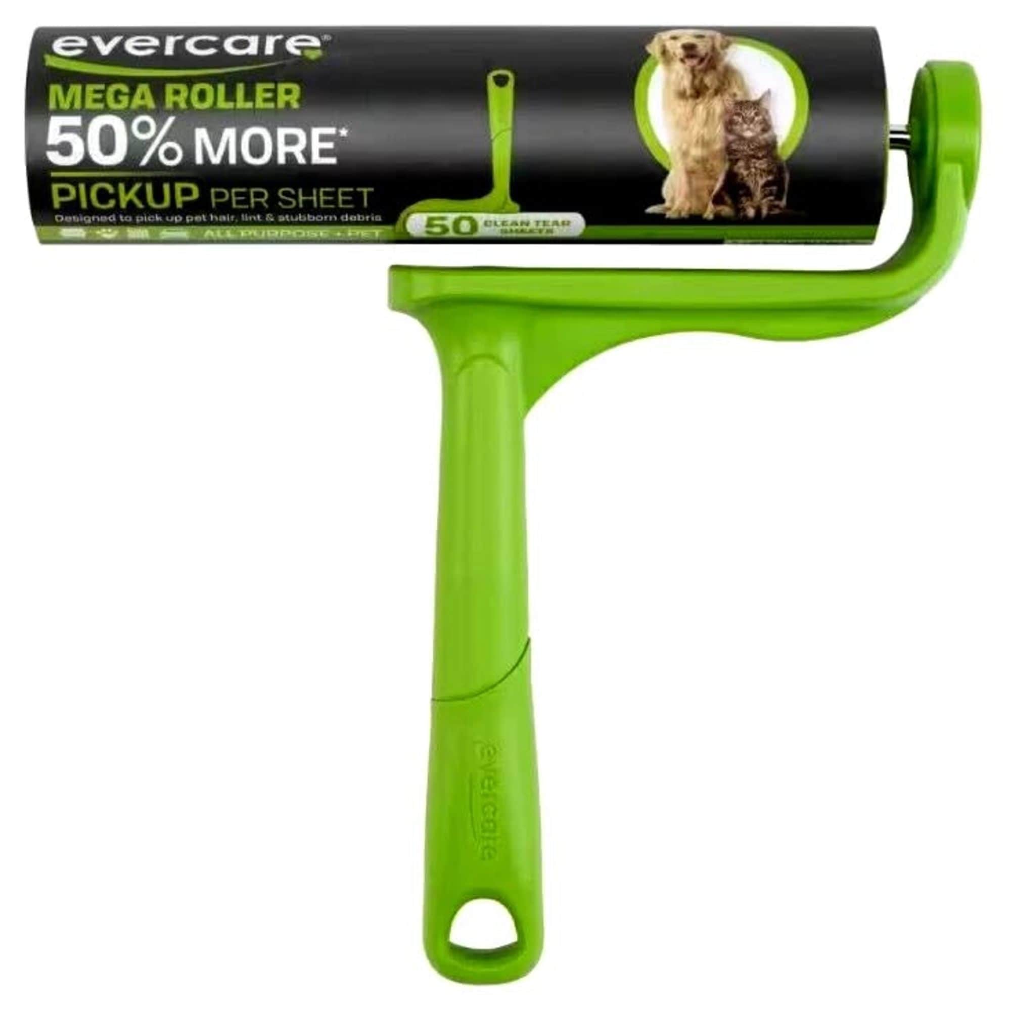 Evercare Ultra Sticky Pet Mega Lint Roller Green 25 Sheets
