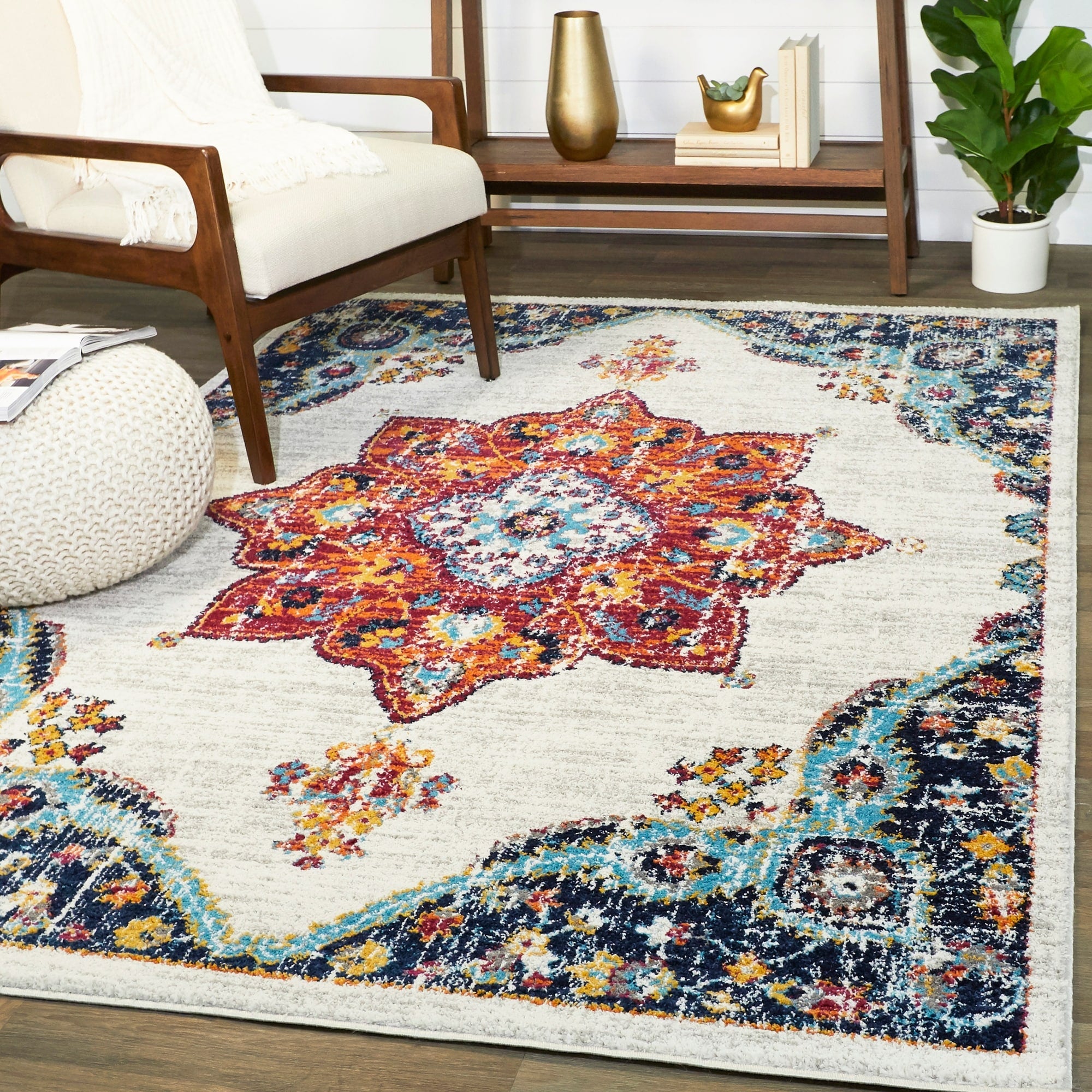 Everhart Vintage Oriental Area Rug
