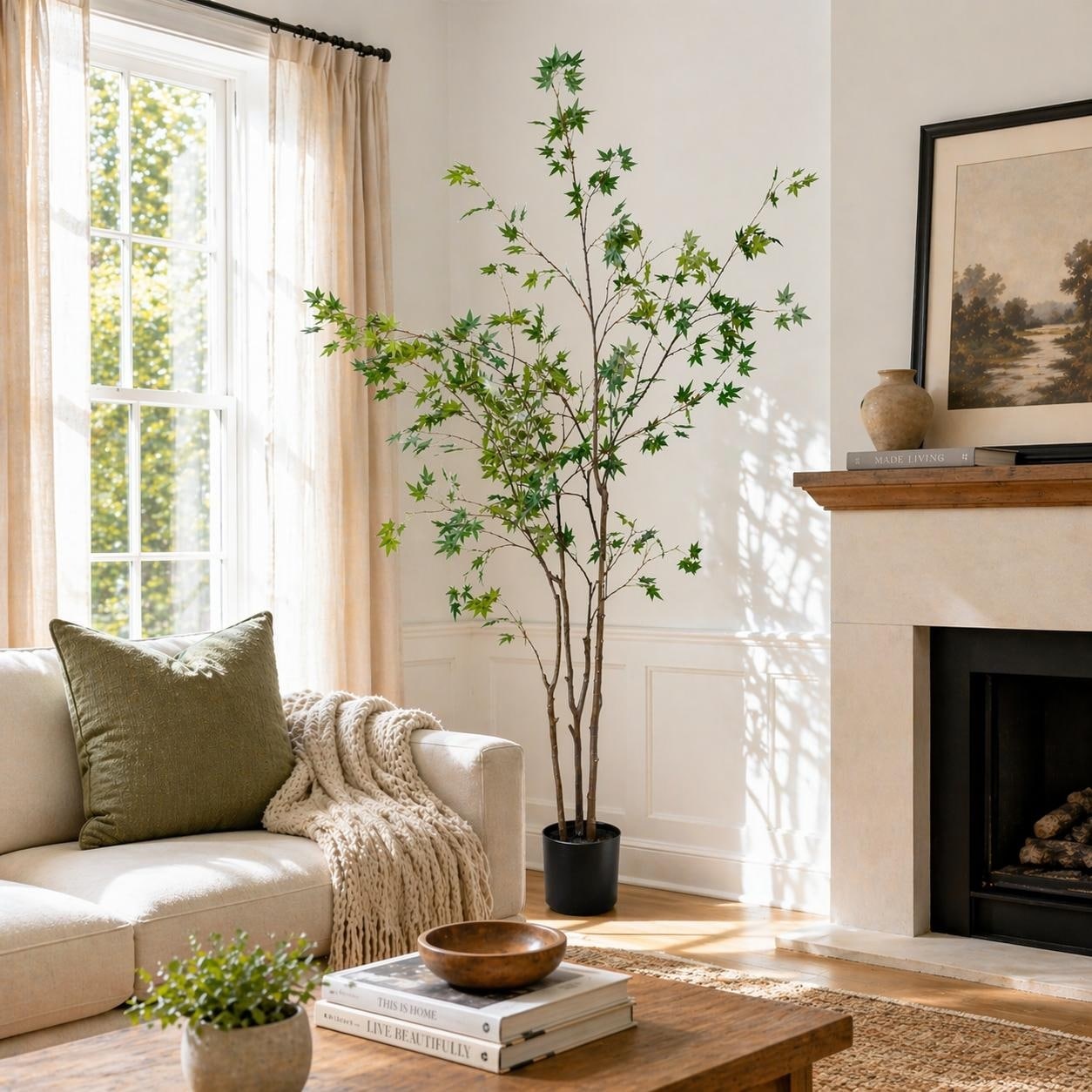 84 Faux Japanese Maple Tree In Nursery Pot