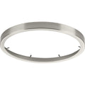 Everlume Collection Brushed Nickel 14 Inch Edgelit Round Trim Ring 14.41 X 14.41 X 1.57