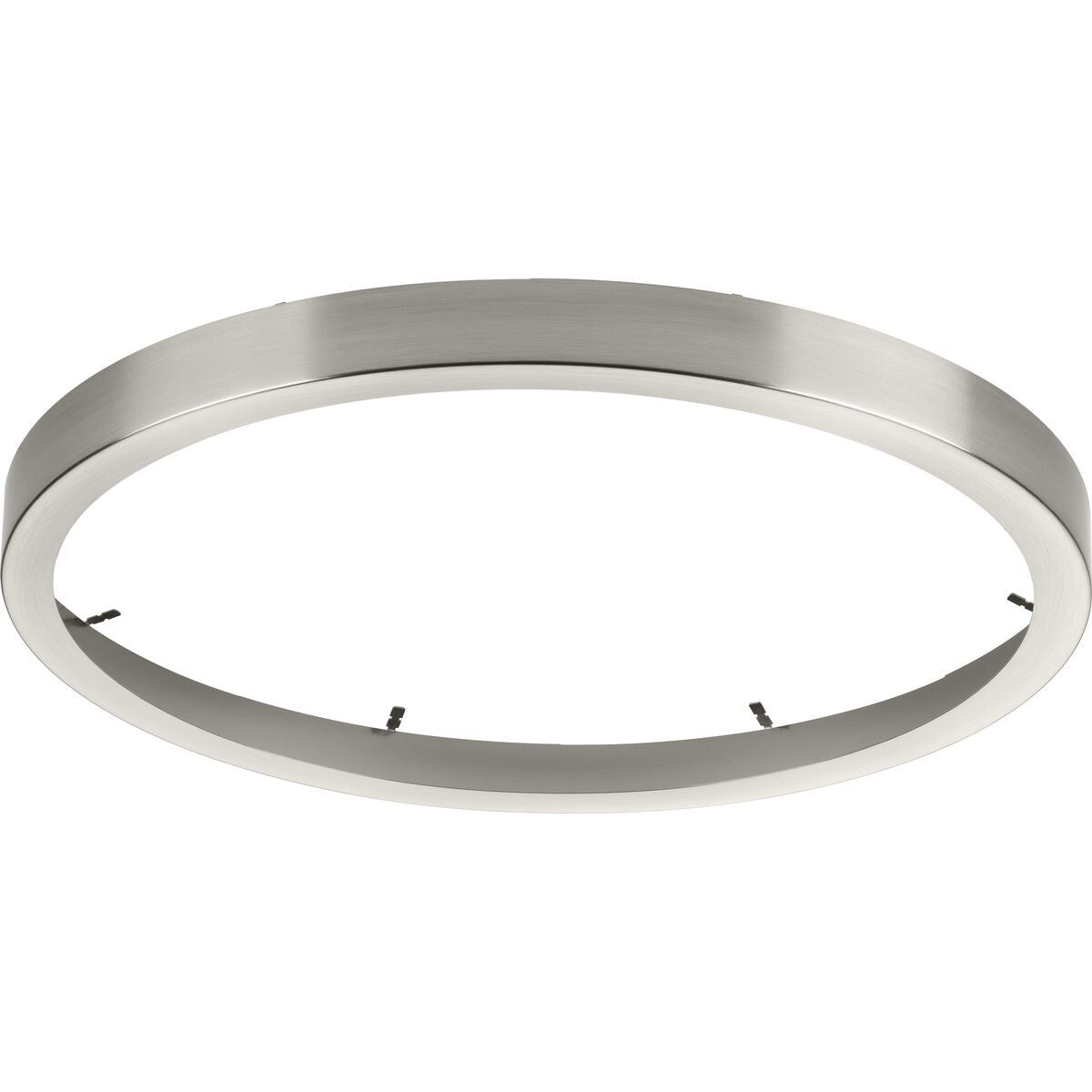 Everlume Collection Brushed Nickel 14 Inch Edgelit Round Trim Ring 14.41 X 14.41 X 1.57
