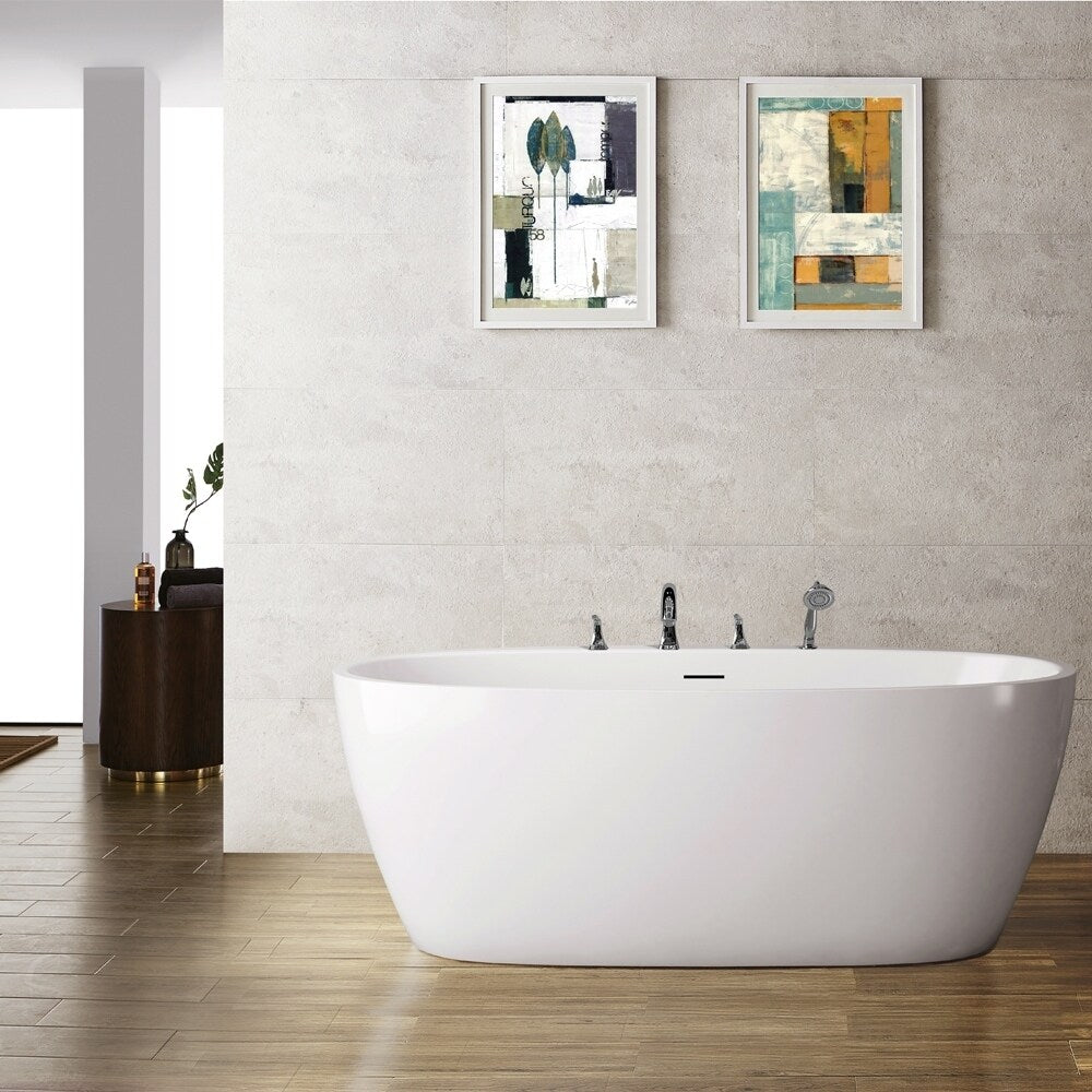 Everly 59 X 31.5 Soaking Bathtub