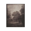 Everren Falco 45 Wide Canvas Art Dark Wood Black