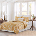 Everview Gold Cotton Quilt Bedding Set