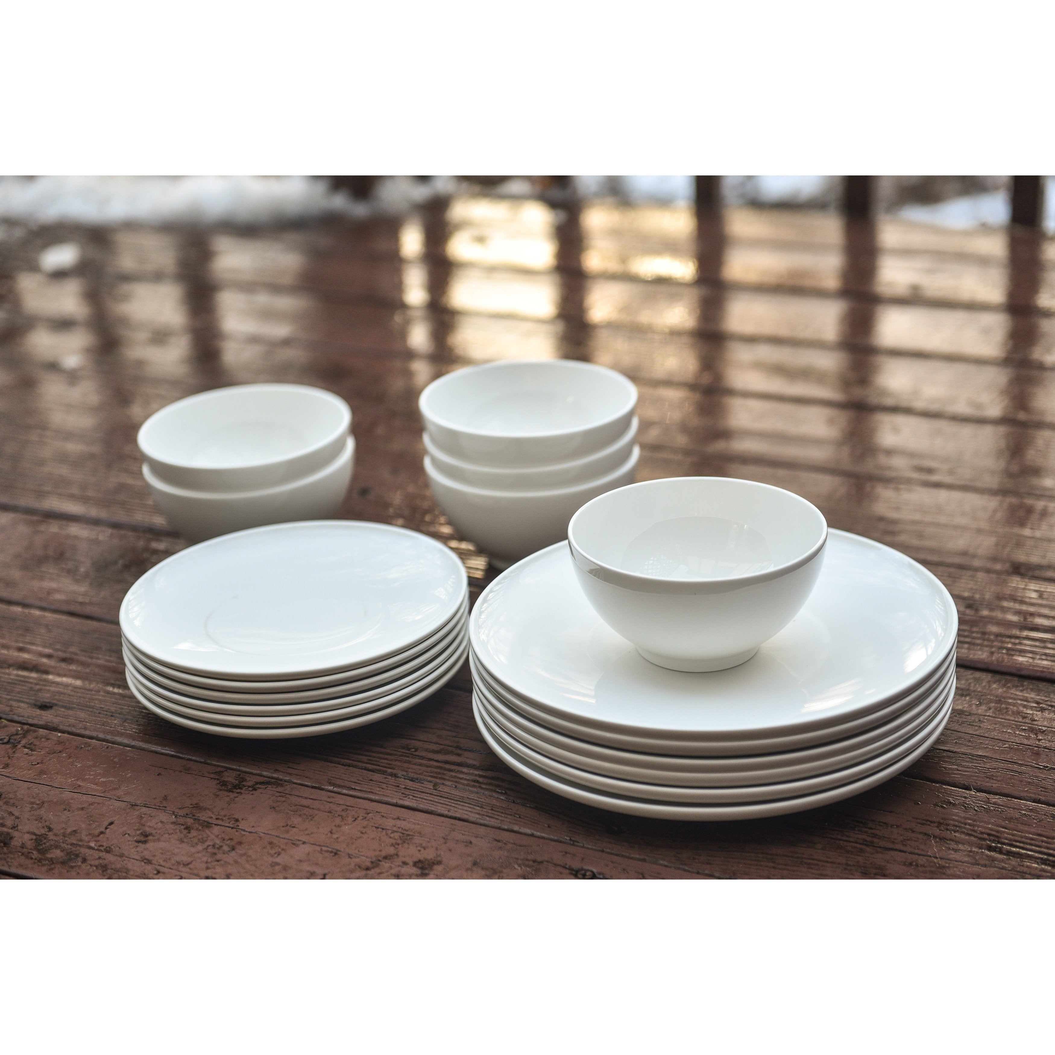 Every Time White 18Pc Dinner Set