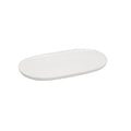 Every Time White Oval Coupe Platter