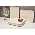 Every Time White Rectangular Plate Set Set Of 6
