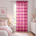 Evideco Striped Sheer Curtain Panel Colorado 55 X 95