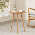Evie Wood End Table With Faux Wood Overlay By Christopher Knight Home