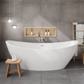 Eviva Bella 67 White Free Standing Strengthen Acrylic Bathtub