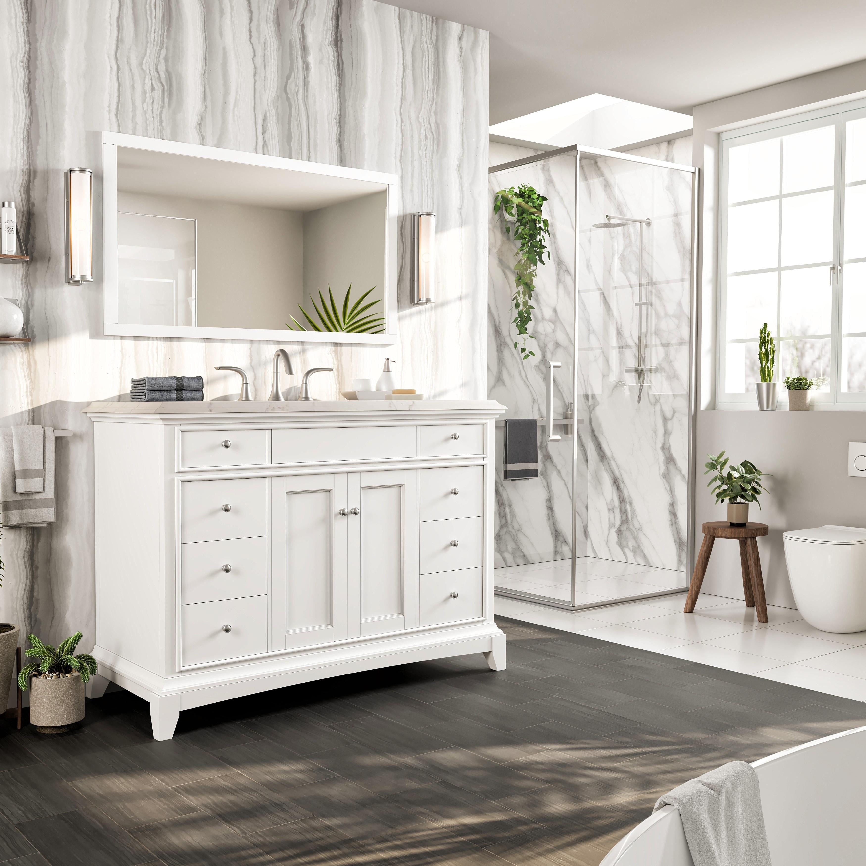 Eviva Elite Stamford 42 White Bathroom Vanity