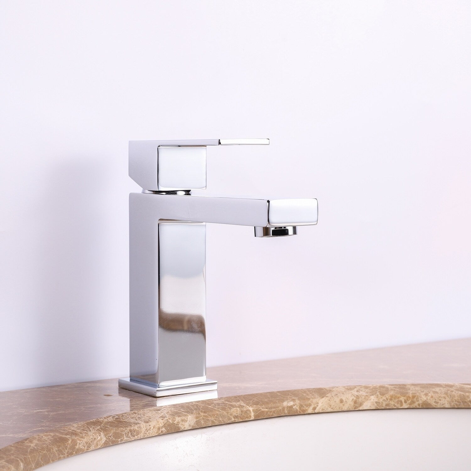Eviva Ella Single Handle Chrome Bathroom Sink Faucet