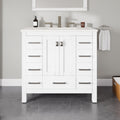 Eviva Hampton 36 White Bathroom Vanity.