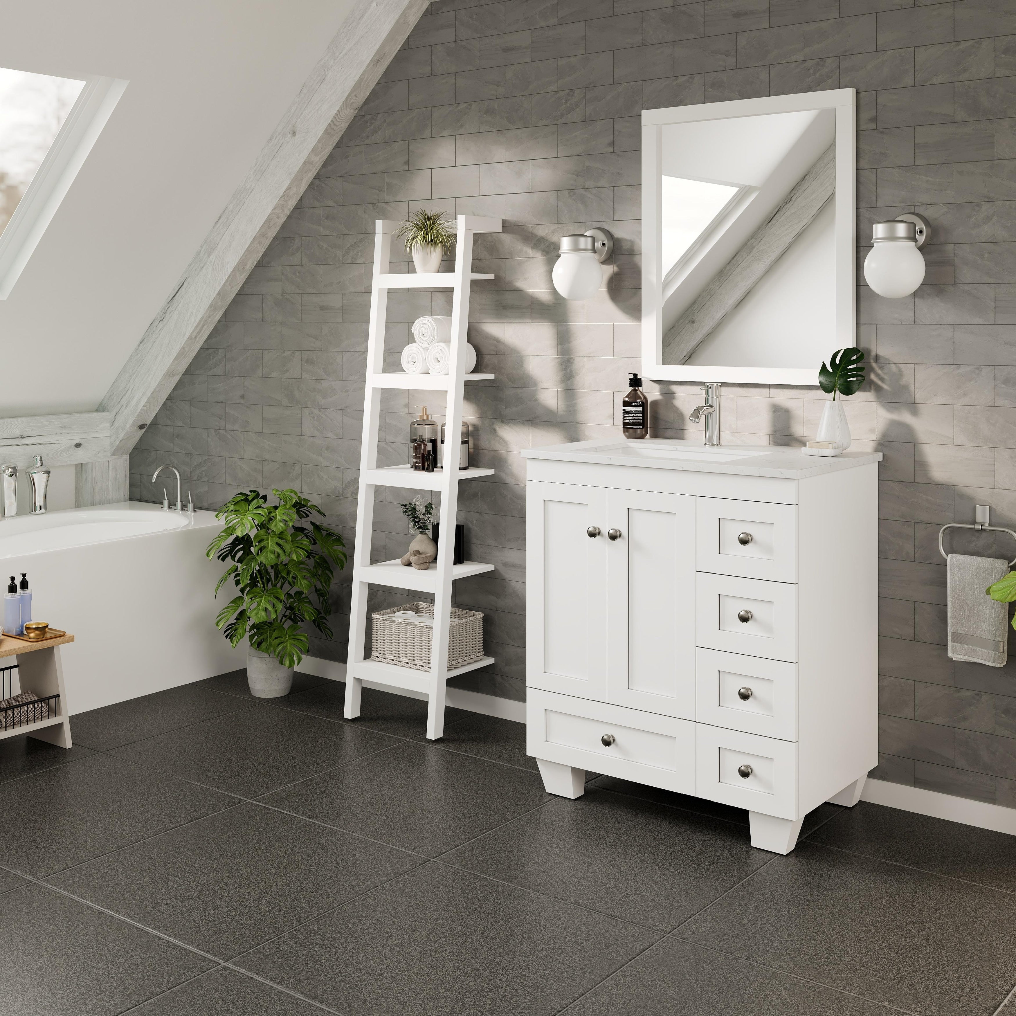 Eviva Happy 28 X 18 White Vanity