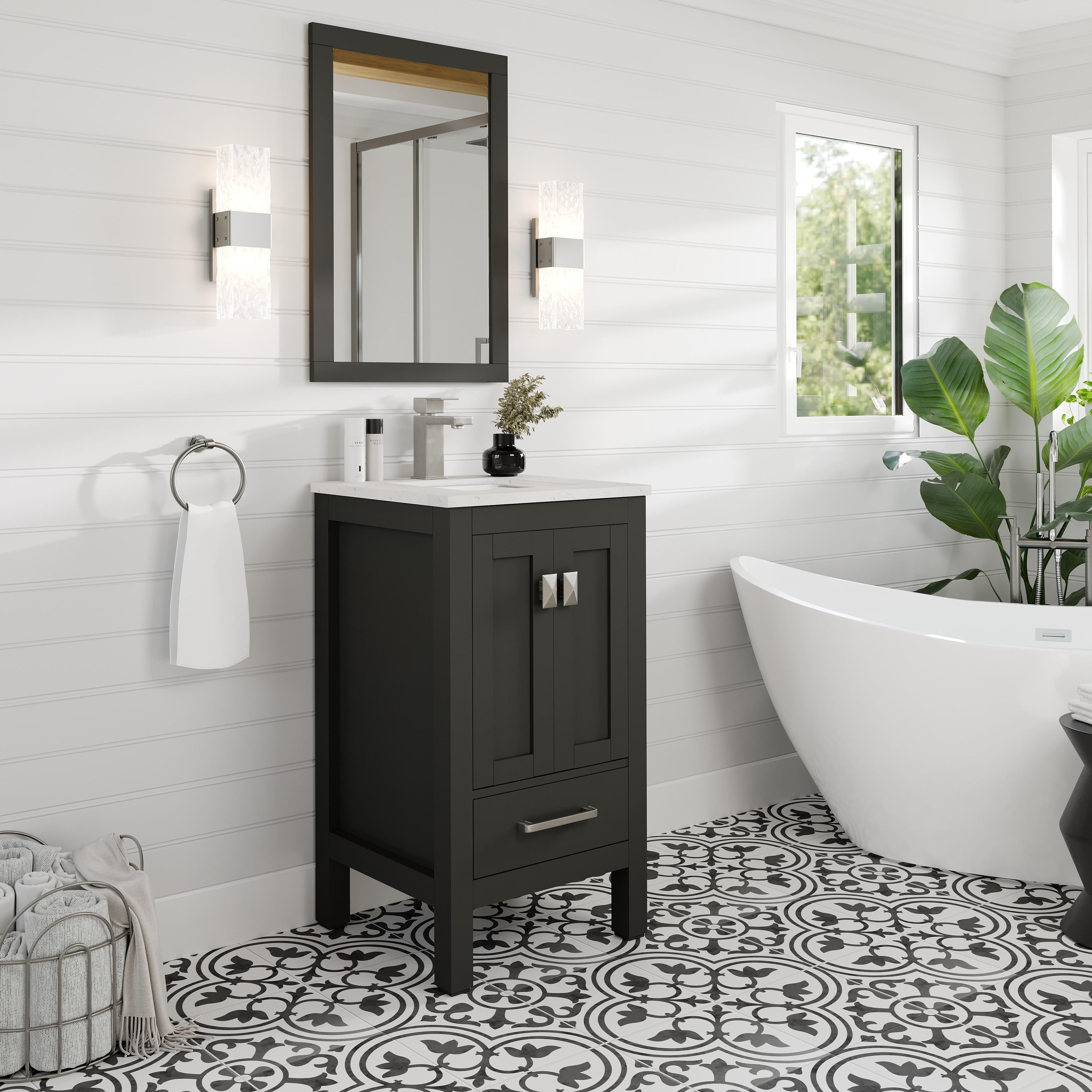 Eviva London 20 Espresso Vanity