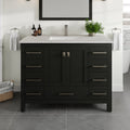 Eviva London 42 In. Transitional Espresso Vanity