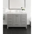 Eviva London 42 In. Transitional Gray Vanity
