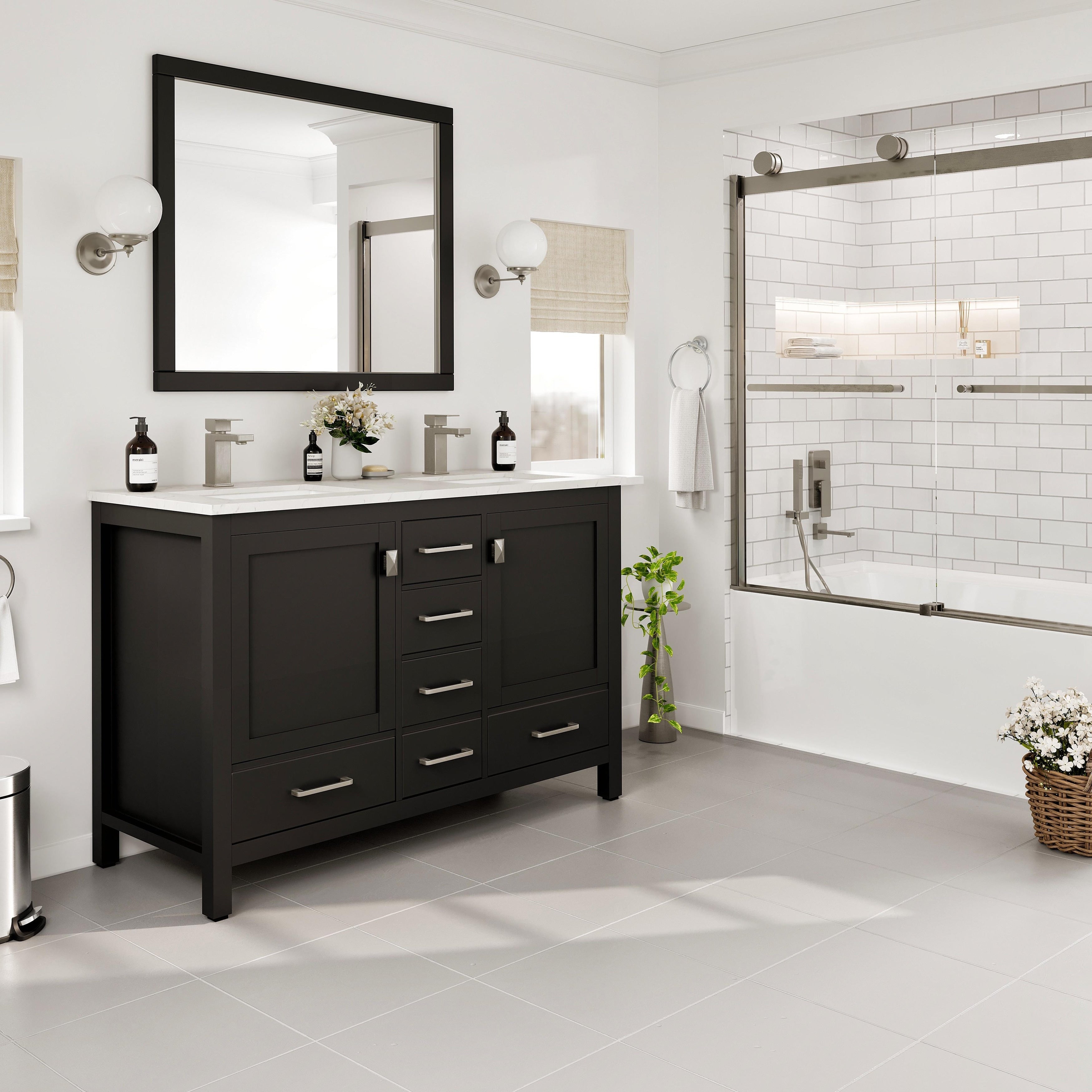 Eviva London 48 X 18 Espresso Bathroom Vanity