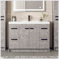 Eviva Lugano 42 Cement Grey Modern Vanity