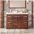 Eviva Lugano 48 Rosewood Modern Bathroom Vanity