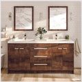 Eviva Lugano 60 Rosewood Vanity With Sinks