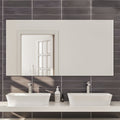 Eviva Sleek 48 Frameless Bathroom Mirror Clear