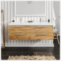 Eviva Surf 57 Natural Oak Bathroom Vanity