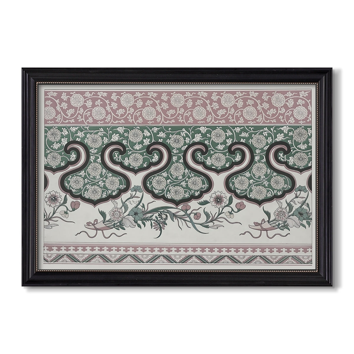 Examples Of Chinese Ornament Pl Lxxvi 1867 Owen Jones Custom Framed Canvas