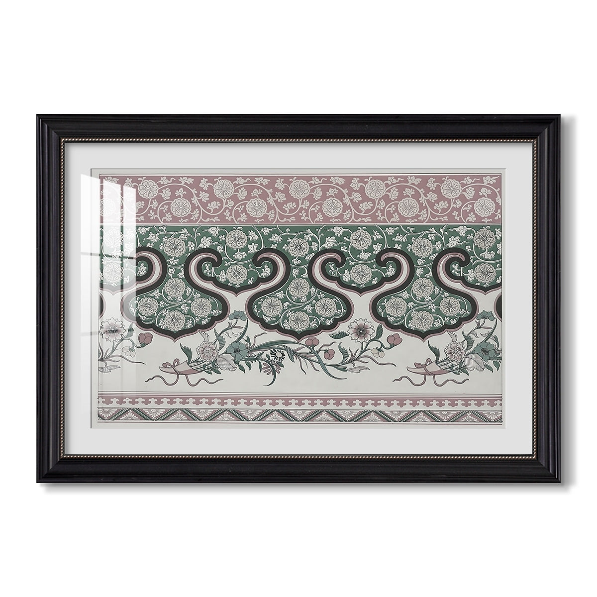 Examples Of Chinese Ornament Pl Lxxvi 1867 Owen Jones Custom Framed Print