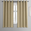 Exclusive Fabrics Bellino Grommet Top 63 Inch Blackout Curtain Panel 50 X 63