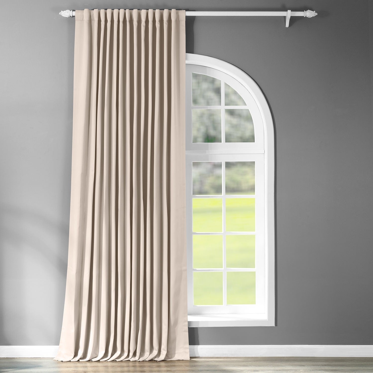 Exclusive Fabrics Extra Wide Thermal Blackout 84 Inch Curtain Panel