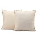 Exclusive Fabrics Faux Designer Shantung Faux Silk Cushion Cover Pair