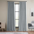 Exclusive Fabrics Gulf Blue Bellino Blackout Curtain Panel