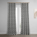 Exclusive Fabrics Martinique Geometric Pattern Cotton Curtain Panel Single