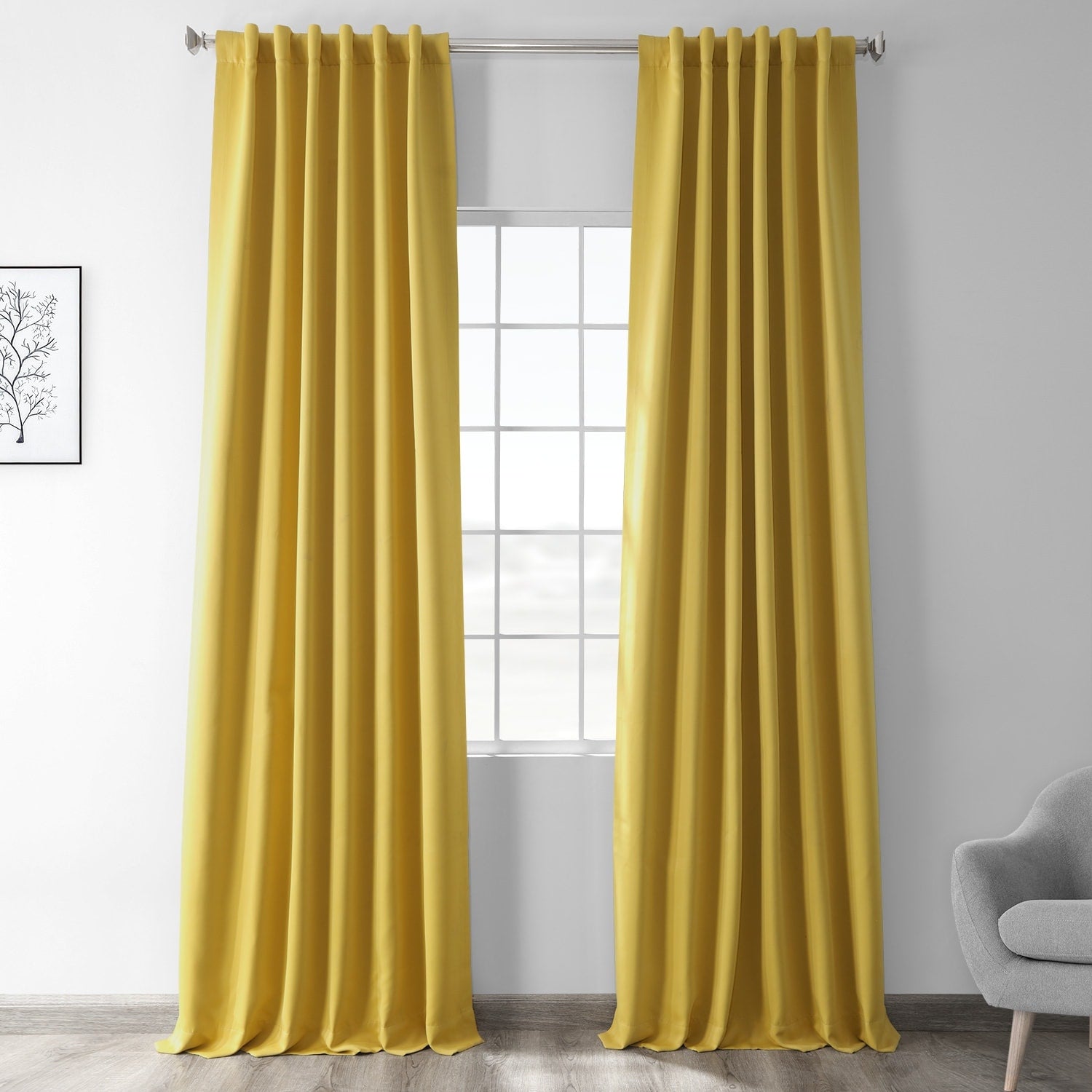 Exclusive Fabrics Blackout Curtain Panel Pair