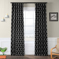 Exclusive Fabrics Seville Print Blackout Curtain Panel Pair