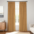 Exclusive Fabrics Signature Pinch Pleated Blackout Solid Velvet Curtain Panel
