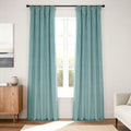 Exclusive Fabrics Signature Velvet 96 Inch Blackout Curtain Panel 50 X 96