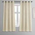 Exclusive Fabrics Thermal Blackout Grommet 63 Inch Curtain Panel Pair 50 X 63