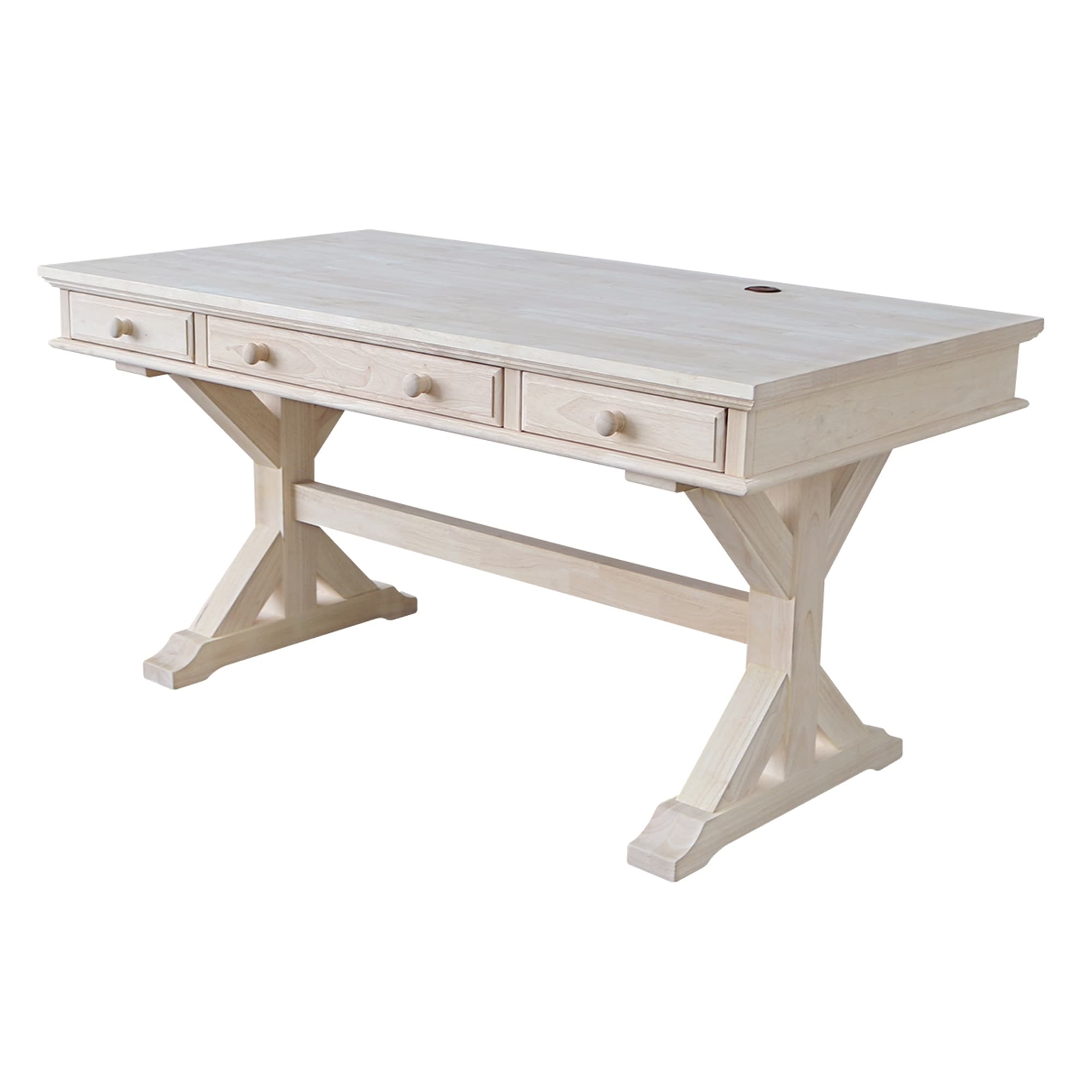 Executive Desk With Canyon Base